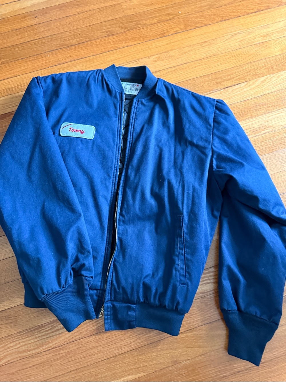 Men's Vintage Blue Navy Bomber Jacket - Japan